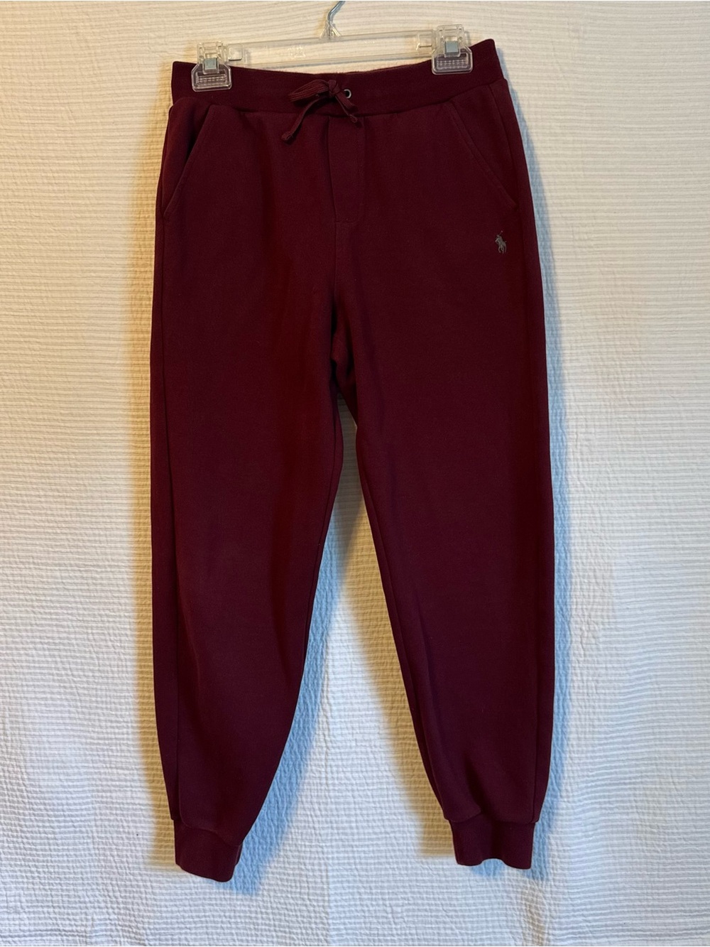 Polo by Ralph Lauren Burgundy Kids Jogger Sweatpants